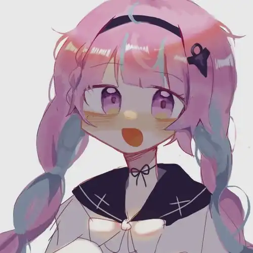 可爱风动漫头像我在最好的时候碰到你,是我的运气