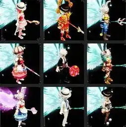 qq自由幻想全部变装的图