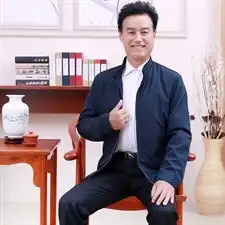 1702p50中年男装外套中老年男夹克衫老年男装中老年夹克衫