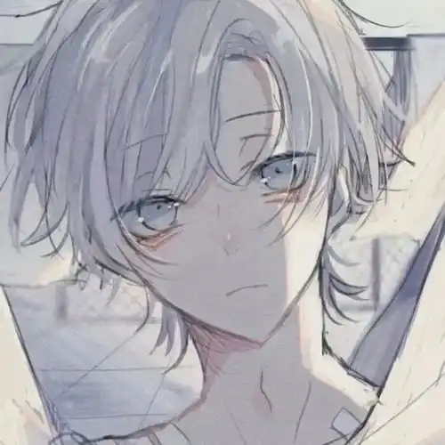 动漫头像白色系男女头像