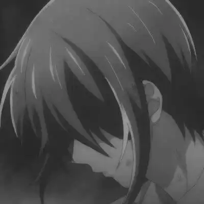 宋知意黑色丧系男生漫头我原本就比你想的要难过