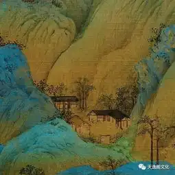 千里江山图卷,九曲黄河万里沙,浪淘风簸自天涯一