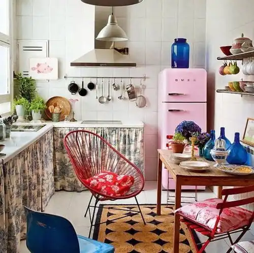 充满浪漫气氛的厨房