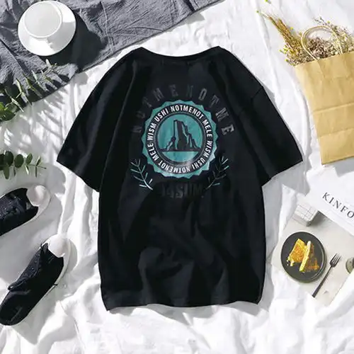 3件装夏季男士t恤男短袖韩版宽松半袖衣服打底衫大码学生情侣装