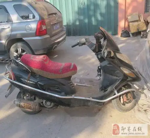个人急售自骑三阳踏板摩托车