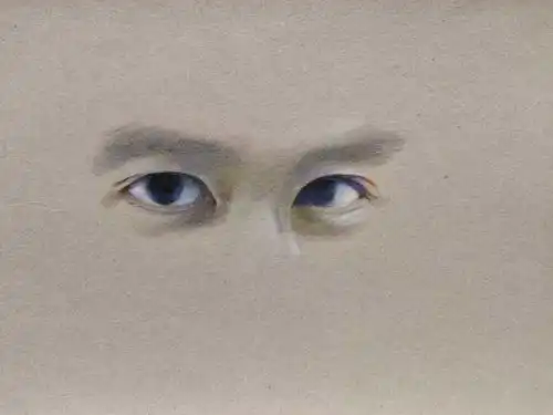 彩铅教程画一双男神的眼睛