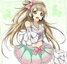 二次元动漫美少女活泼可爱的女生,喜欢自由自在的感觉