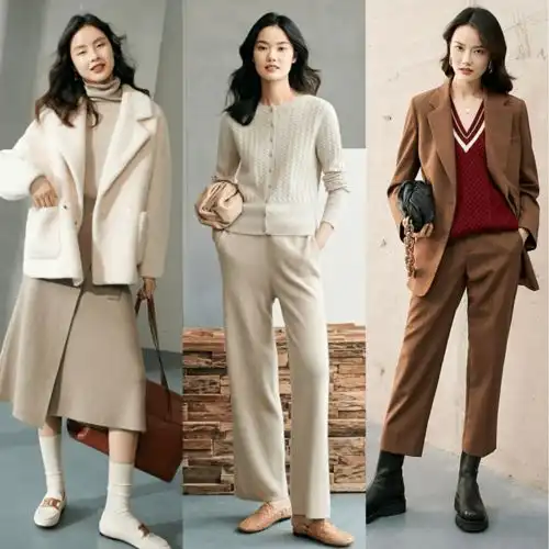 精致优雅系女人的冬季穿搭参考,装出好品味与高级感
