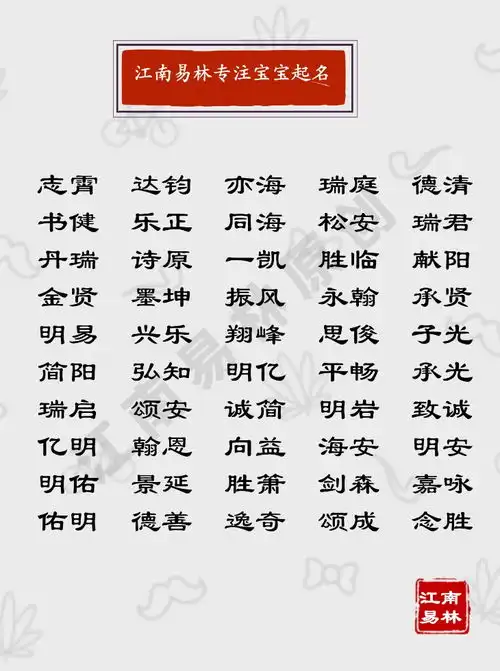 新生儿起名男孩200个堂堂正正的新生儿起名,尽显英雄气概