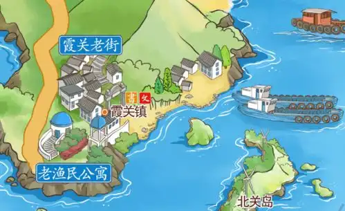 高颜值多功能新苍南新版全域旅游手绘地图来啦