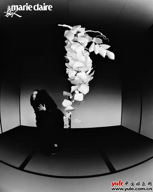 周迅黑白封面大片释出黑天鹅暗黑系妆容酷飒十足