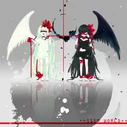 跪求一张一般半天使一半恶魔的图片要动漫的最好是脸部的没有的话就来张男生天使的图片