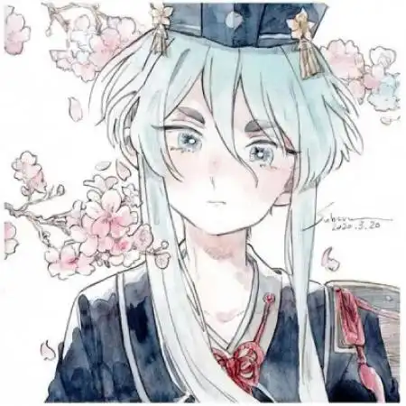 超有质感的插画男生头像,比较帅的样子