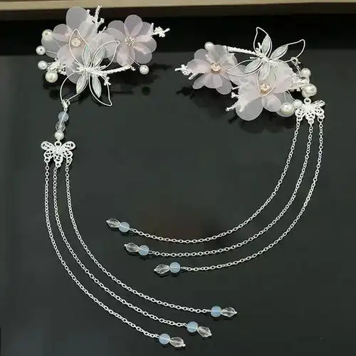 12星座古风头饰处女是蝴蝶追月,巨蟹是步步生莲,仙