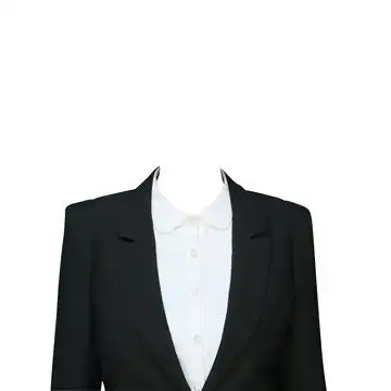 女士西装红领带发型素材分层设计模板下载其他设计素材下的其它设计模板