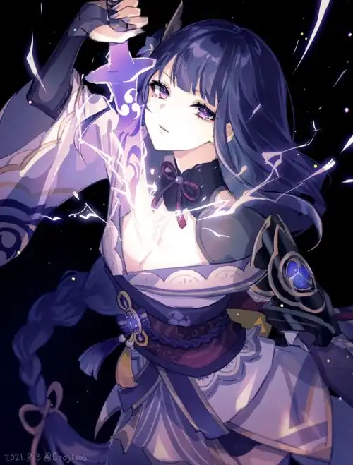 原神雷电将军福利图片原神雷电将军lsp图片原神雷神巴尔同人图