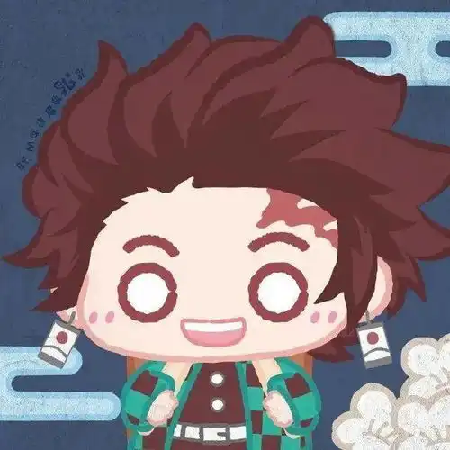 鬼灭之刃九柱q版超可爱头像,迷上猪猪,爱上无惨