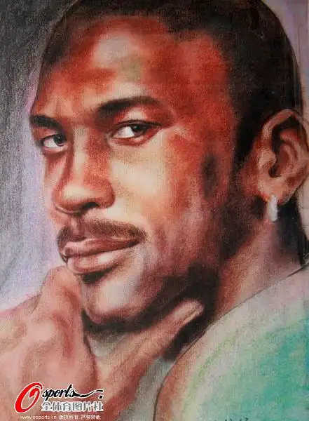 街头艺人明星画像小贝酷毙姚明科比精神