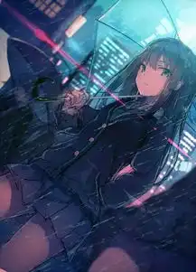 二次元女生头像,黑白风的,眼睛是红色的,阿里嘎多