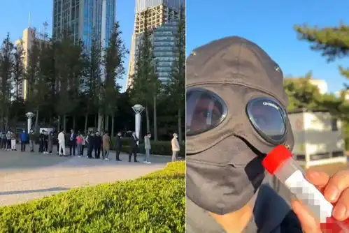 黄晓明低调排队做核酸,戴面具全副武装无人识,在家乡闲逛太悠闲