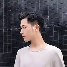 教你怎么吹男生3.7分背头发型