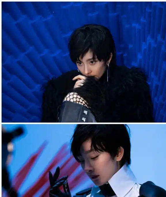 杨幂换了一款小男孩短发,认了10分钟,我才认出来,又帅又美