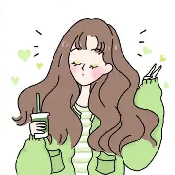 4张同一系列的闺蜜头像,卡通头像图片