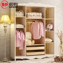 和购橡胶木储藏平拉门成人田园hg06衣柜价格,图片,品牌信息齐家网产品库