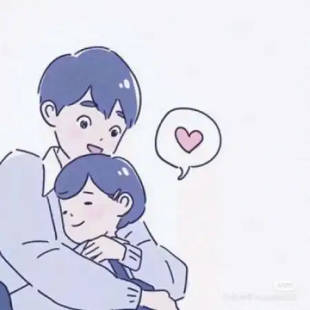 情侣头像卡通呆萌一对,我本人是超级的喜欢的