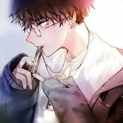 眼镜男头像卡通男生戴眼镜的微信头像图片