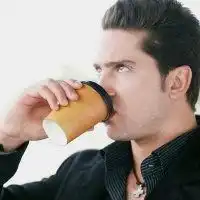 男生帅哥在喝咖啡头像微信头像图片大全