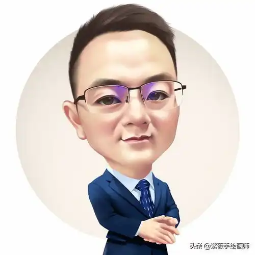 换一换你的头像吧中年男士3d立体手绘头像成熟幽默有内涵