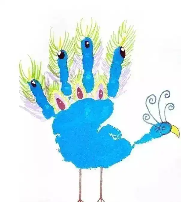 创意绘画让你眼前一亮的手掌画,太有创意了