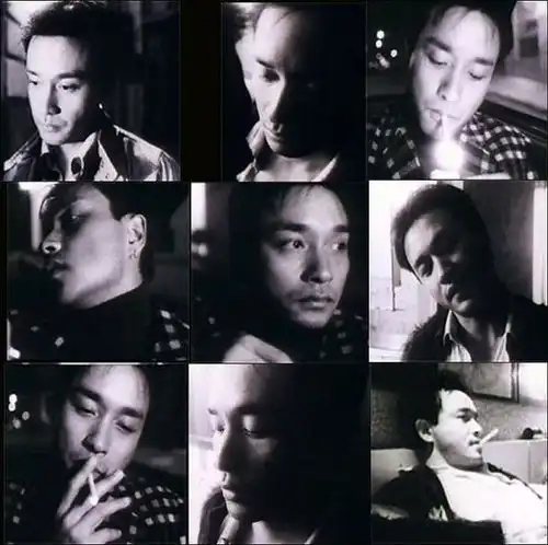 张国荣抽烟gif图片