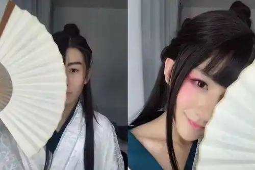 抖音最美女装大佬,竟是一个14岁的男孩子眼睛都不可靠了