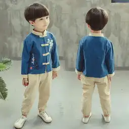 古风潮流时尚2018秋季男童套装潮流修身可爱舒适