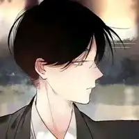 侧脸仰头男生动漫图片