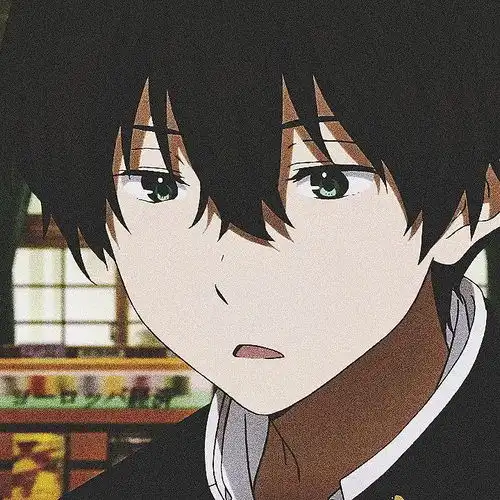 动漫男生头像折木奉太郎与朝雏拓人