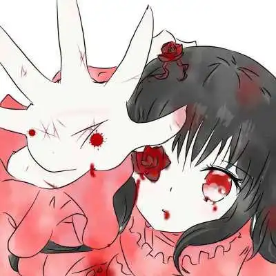 二次元红眼萝莉头像