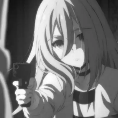 曦曦黑白女头伤感