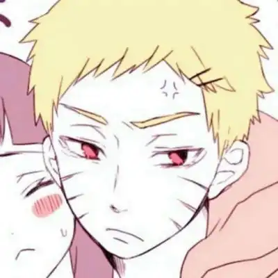 一对两张可爱的动漫情侣狗头