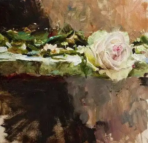 美到哭的质感油画