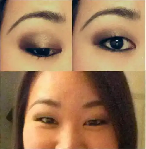 create蜜丝大大单眼皮注定画不好眼妆no,这样化眼妆才好看