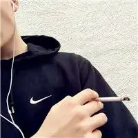 抽烟男人头像,扣扣头像吸烟男生头像图片