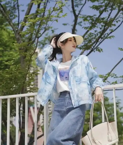 工人日常防晒衣穿搭