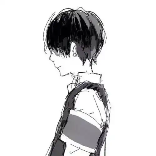 动漫男生头像要把所有的夜归还给星河,把所有的春光归还给疏疏篱落