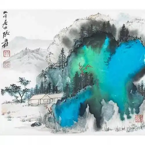 这个风流的男人,画着最豪放的山水