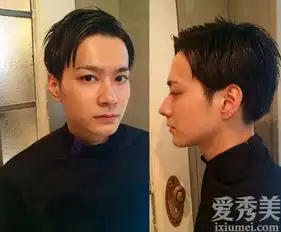 男生黑色短发发型简约设计老少通吃