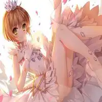 木之本樱粉色系头像q版可爱木之本樱微信头像