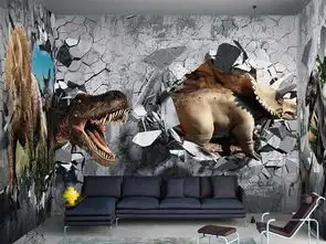 6米现代简约3d立体墙恐龙儿童房背景墙图片设计素材高清psd模板下载236.07mb3d电视背景墙大全